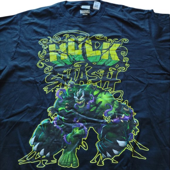 Marvєl SpiderMan Maximum Venom Hulk Smash Venomized Unisex T-Shirt Black XL NWOT - Picture 3 of 4